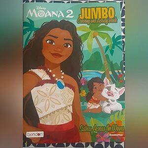 New Disney Moana Coloring and Activity Book